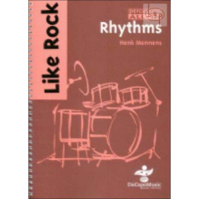 Hal Leonard Like Rock Rhythms Drum - Henk Mennens