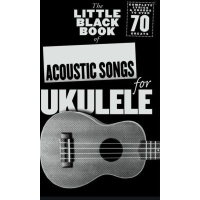 Wise Publications The Little Black Book of Acoustic Songs Ukulele