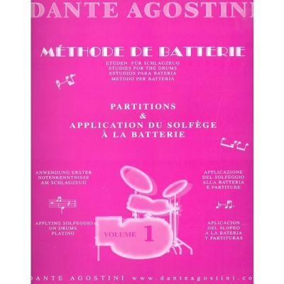 Hal Leonard Dante Agostini Méthode de batterie volume 1 (Frans)
