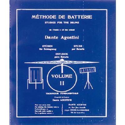 Hal Leonard Dante Agostini Méthode de batterie volume 2 (Frans)