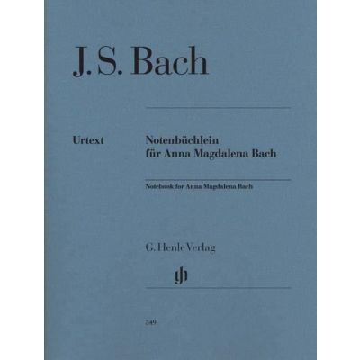 Hal Leonard J.S. Bach, Urtext, Notebook for Anna Magdalena Bach