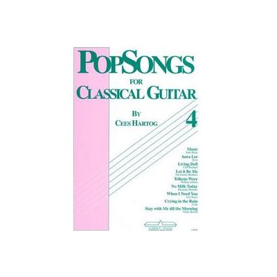 Hal Leonard Popsongs For Classical Guitar 4