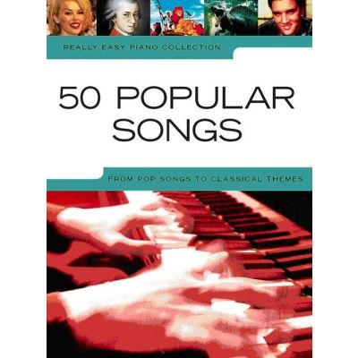 BOEKEN REALLY EASY PIANO 50 POPULAR SONGS