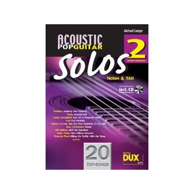 Dux Edition Acoustic Pop Guitar Solos 2