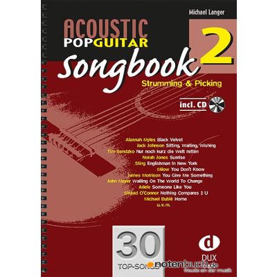 Dux Edition Acoustic Pop Guitar Songbook 2
