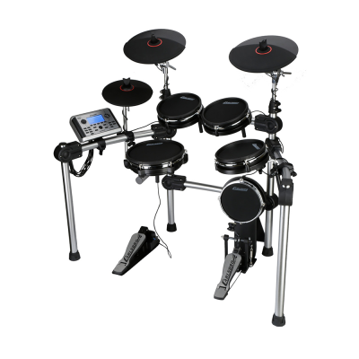 Carlsbro CSD501 Elektronische dual-zone drumset, vijfdelig, 2 bekkenpads, hihatpad en pedalen