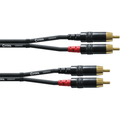 Cordial CFU3CC Double RCA audio cable 3 m