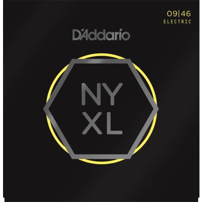 D'Addario NYXL0946 Nickel Wound Electric Guitar Strings, Super Light Top / Regular Bottom, 9-46