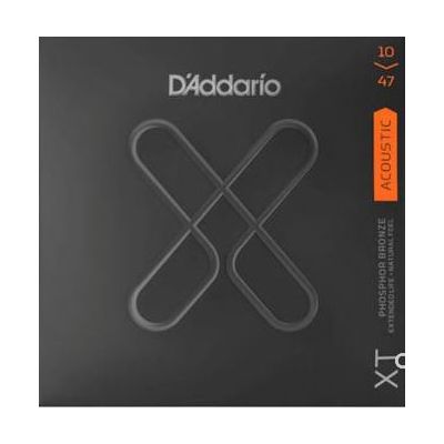 D'Addario XTAPB1047 XT Phosphor Bronze Acoustic Guitar Strings, Extra Light, 10-47