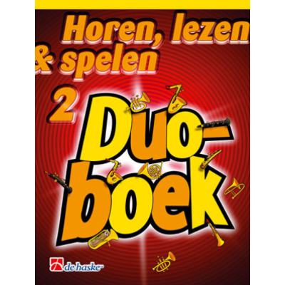 De Haske Publications Horen Lezen & Spelen Dwarsfluit Duoboek 2