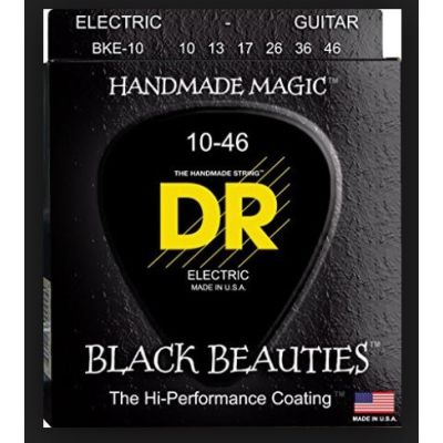 DR Strings X-Life Black Beauties 10-46
