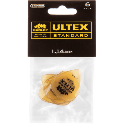Dunlop 421P114 Ultex Standard 1.14mm Sachet of 6