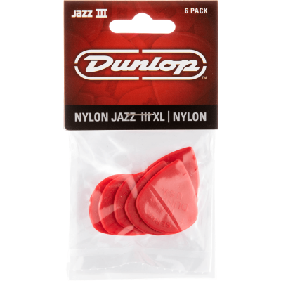 Dunlop 47PXLN Jazz III XL Nylon 1,38mm Sachet 6