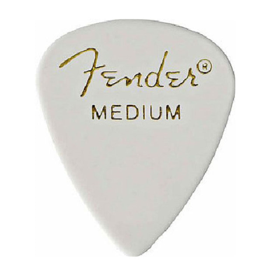Fender 351 PICKPACK,WHITE MED 12 PICK