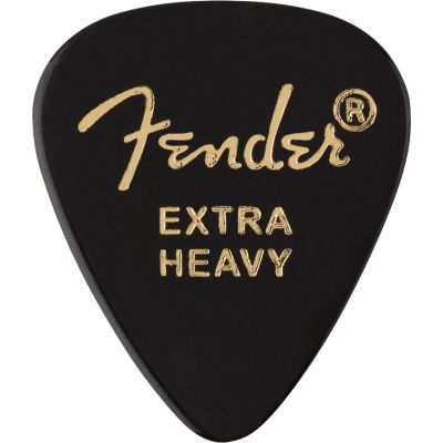 Fender 351 Shape Premium Picks Extra Heavy Black (12 picks)