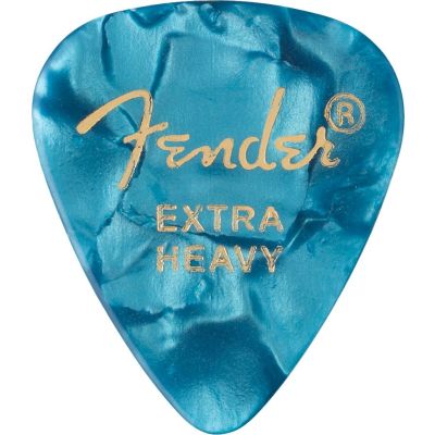 Fender 351 Shape Premium Picks Extra Heavy Ocean Turquoise (12 picks)