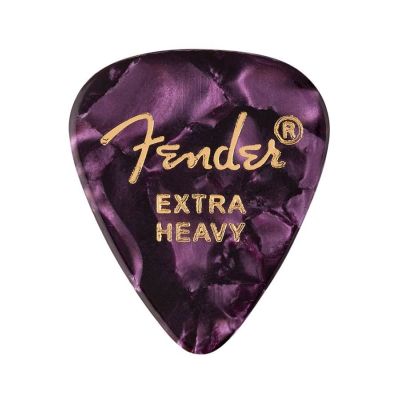 Fender 351 Shape Premium Picks Extra Heavy Purple Moto (12 picks)