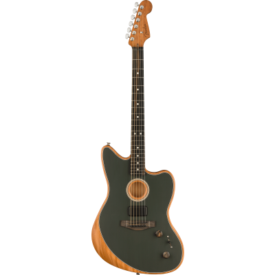 Fender American Acoustasonic® Jazzmaster®, Tungsten, Ebony Fingerboard