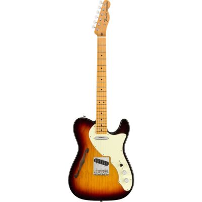 Fender American Original 60s Telecaster Thinline Maple 3 Color Sunburst - Elektrische gitaar