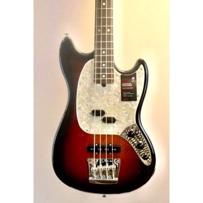 Fender American Performer Mustang Bass Rosewood - 3 color Sunburst - Basgitaar