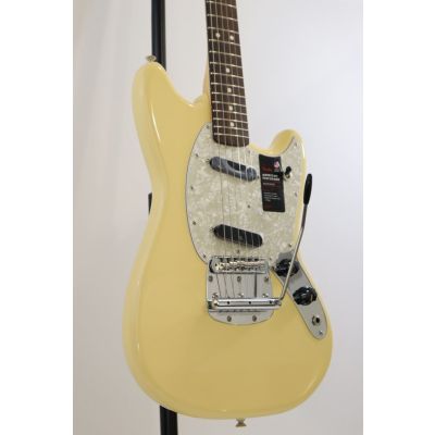 Fender American Performer Mustang RW Vintage White - Elektrische gitaar