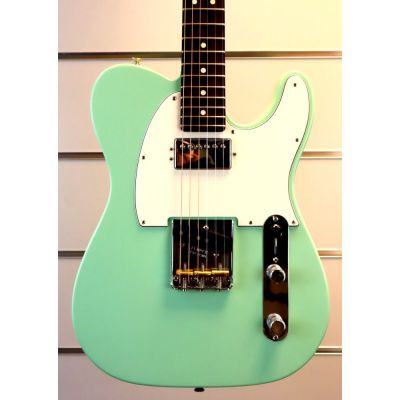 Fender American Performer Telecaster Hum Satin Surf Green RW - Elektrische gitaar