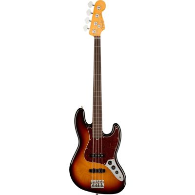 Fender American Professional II Jazz Bass Fretless Rosewood 3-Color Sunburst - Basgitaar