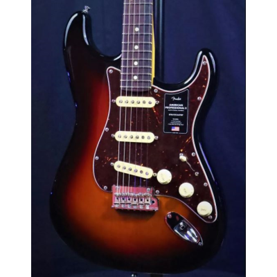 Fender American Professional II Stratocaster rosewood 3-Color Sunburst  - Elektrische gitaar