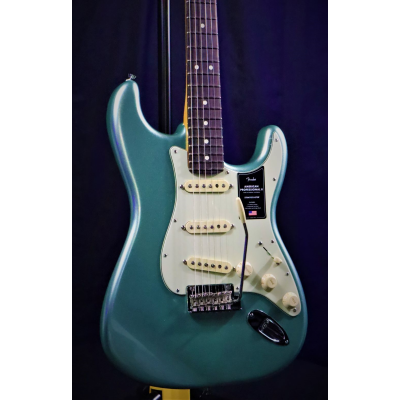 Fender American Professional II Stratocaster RW Mystic Surf Green - Elektrische gitaar