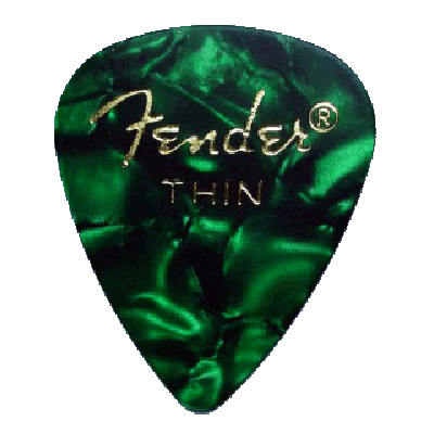 Fender GREEN MOTO (12PK) THIN