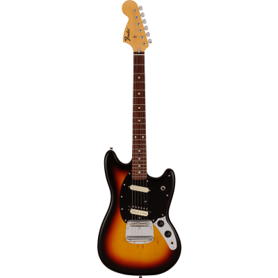 Fender Made in Japan Traditional Mustang® Limited Run Reverse Head, Rosewood Fingerboard, 3-Color Sunburst