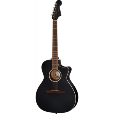 Fender Newporter Special Matte Black - Guitare Acoustique