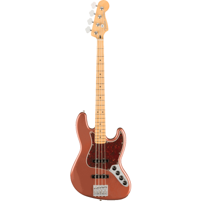 Fender Player Plus Jazz Bass Active MP Aged Candy Apple Red - Basgitaar