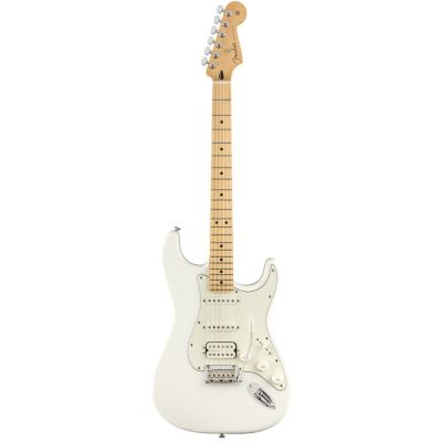 Fender Player Stratocaster HSS Maple Polar White  - Elektrische gitaar