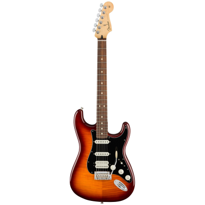 Fender Player Stratocaster HSS Plus Top, PF, Tobacco Sunburst Elektrische Gitaar