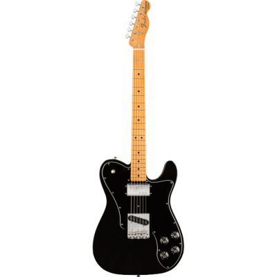 Fender Vintera 70s Tele Custom Maple zwart - Elektrische gitaar