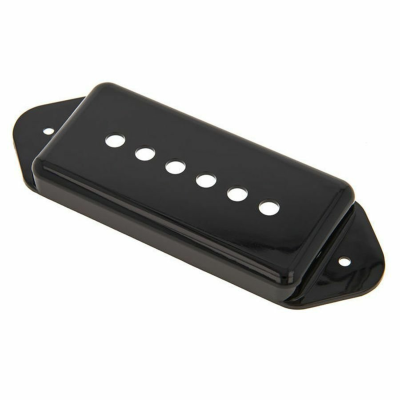 Gibson P-90 / P-100 Pickup Cover, "Dog Ear" (Black) Replacement Part