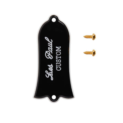 Gibson Truss Rod Cover, "Les Paul Custom" (Black) Replacement Part