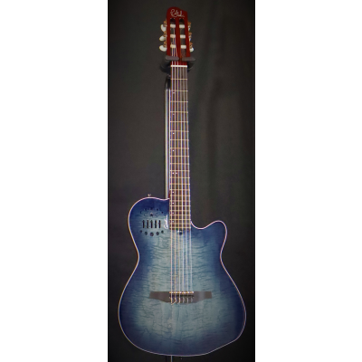Godin ACS Denim Blue Flame - Klassieke gitaar