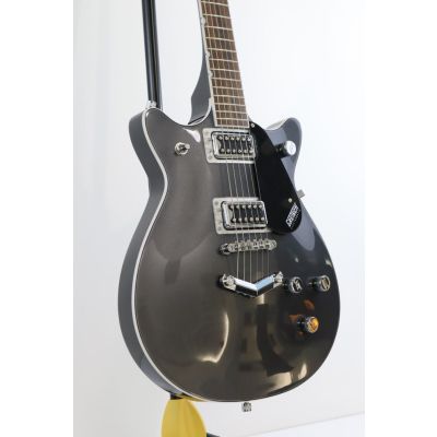 Gretsch G5222 Electromatic Double Jet BT with V-Stoptail Laurel Fingerboard London Grey - Elektrische gitaar