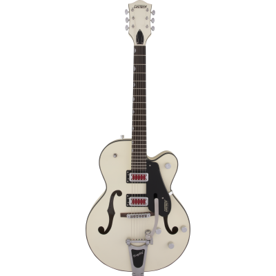 Gretsch G5410T Electromatic Rat Rod Hollow Body Single-Cut, Bigsby, Rosewood Fingerboard, Matte Vintage White - Elektrische gitaar