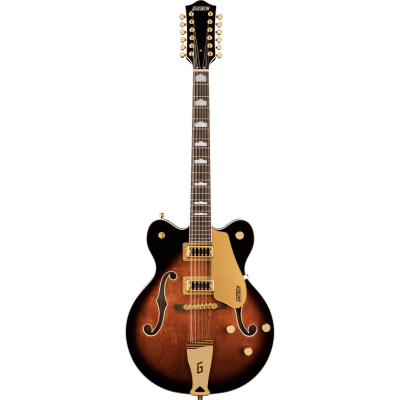 Gretsch G5422G-12 Electromatic Classic Hollow Body Double-Cut 12-String with Gold Hardware, Laurel Fingerboard, Single Barrel Burst