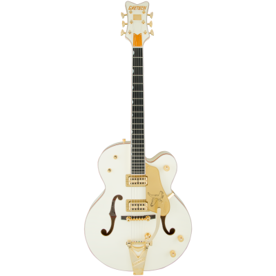 Gretsch G6136T-59 Vintage Select Edition '59 Falcon Hollow Body with Bigsby, TV Jones, Vintage White, Lacquer - Elektrische gitaar