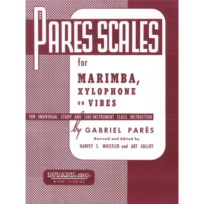Hal Leonard PARES SCALES for marimba, xylophone or vibes