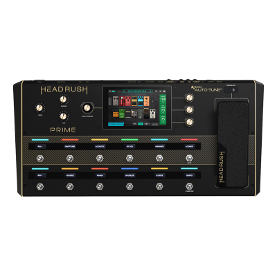 Headrush PRIME Guitar processor and voice 12 switches, 7 "tactile, expression pedal
