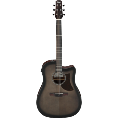 Ibanez AAD50CE Transparent Charcoal Burst Low Gloss - elektro-akoestische gitaar