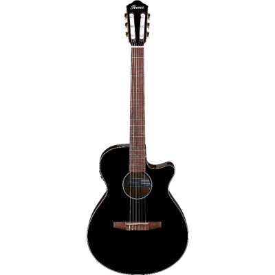 Ibanez AEG50N Guitare électro-acoustique noire brillante