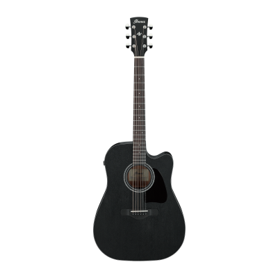 Ibanez AW1040CE Weathered Black Open Pore - akoestische gitaar