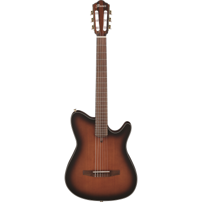 Ibanez FRH10N Guitare électro-acoustique plate Brown Sunburst