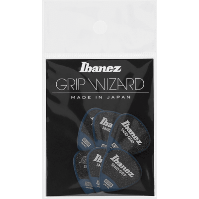 Ibanez PPA16MSG-DB - Grip Wizard Pick 6PCS/SET  Dark Blue